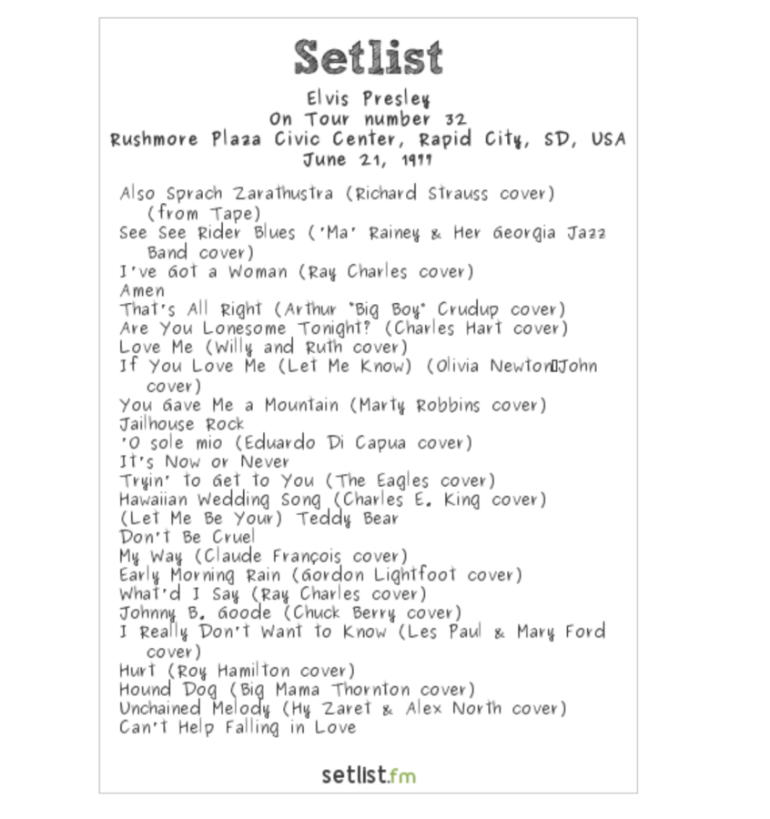 Lana Del Rey & Others Played the 1st Live Show at Graceland setlist.fm